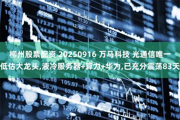 柳州股票配资 20250916 万马科技 光通信唯一低估大龙头,液冷服务器+算力+华为,已充分震荡83天