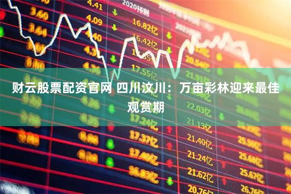 财云股票配资官网 四川汶川：万亩彩林迎来最佳观赏期